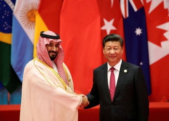 FILE PHOTO: Chinese President Xi Jinping shakes hands with Saudi Arabia's Deputy Crown Prince Mohammed bin Salman during the G20 Summit in Hangzhou, Zhejiang province, China September 4, 2016. REUTERS/Damir Sagolj/File Photo