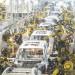 (240427) -- BEIJING, April 27, 2024 (Xinhua) -- Robots work at a welding workshop of Voyah, a Chinese electric auto brand, in Wuhan, central China's Hubei Province, April 1, 2024. With a burgeoning demand for clean energy solutions to combat climate change, the global landscape indicates a pressing need for expanded production capabilities rather than an excess.
   According to projections by the International Energy Agency, the demand for new energy vehicles is anticipated to skyrocket, reaching 45 million by 2030, 4.5 times that of 2022. (Xinhua/Xiao Yijiu)