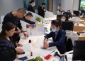 (230516) -- SHANGHAI, May 16, 2023 (Xinhua) -- Citizens handle business at Shanghai's Pilot Free Trade Zone Lingang Special Area in east China's Shanghai, May 12, 2023. Since its establishment in 2019, Lingang Special Area has taken the improvement of business environment as an important task, making efforts to update the hardware and software facilities and personnel of the government affairs service center to better serve Shanghai-based enterprises. (Xinhua/Ma Ning)